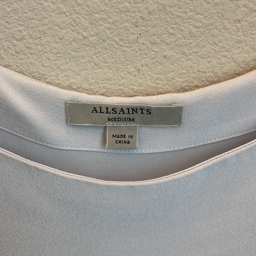 All Saints Rae Cold Shoulder Dress Size Medium - Picture 5 of 10